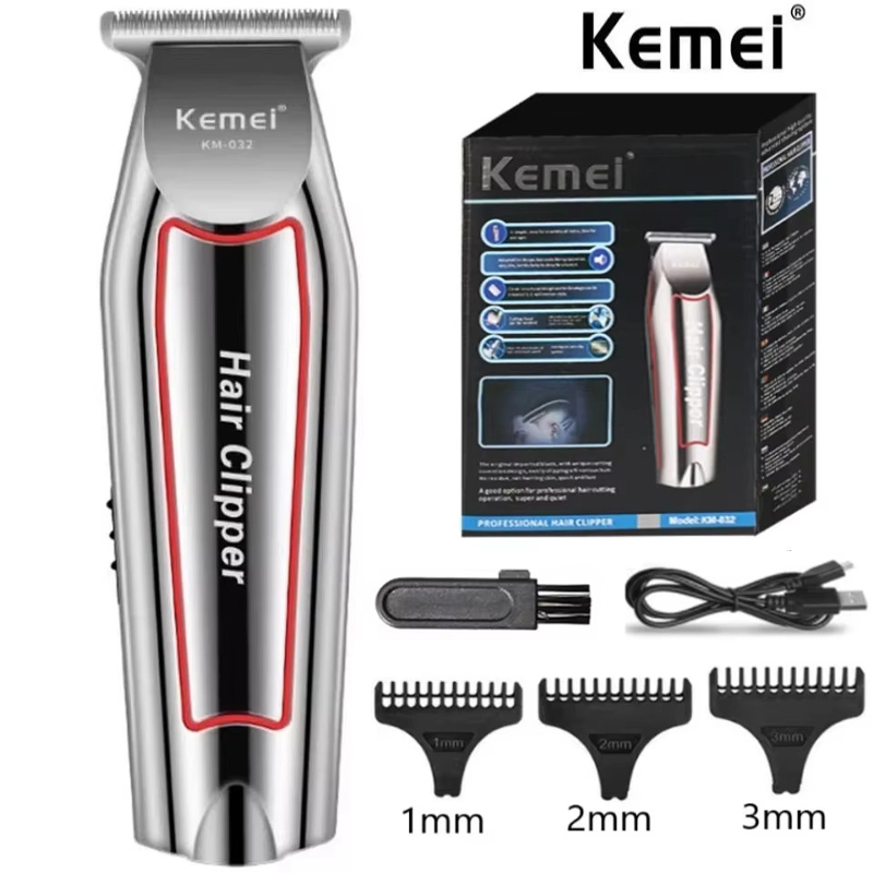 Men'S Grooming Essentials - Kemei KM-032Hair Trimmer Elektrikli Sakal Düzeltici