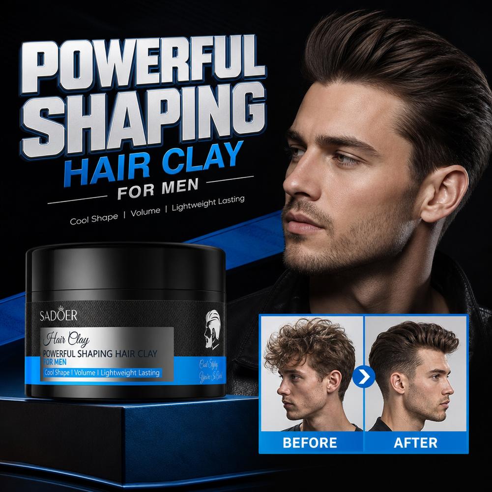 Men'S Grooming Daily - Mat Saç Şekillendirici Kil Güçlü Tutuş