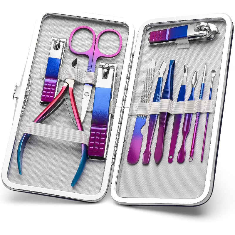 Mens Grooming Kit Gift - Manikür Seti Tırnak Makası Pedikür Seti