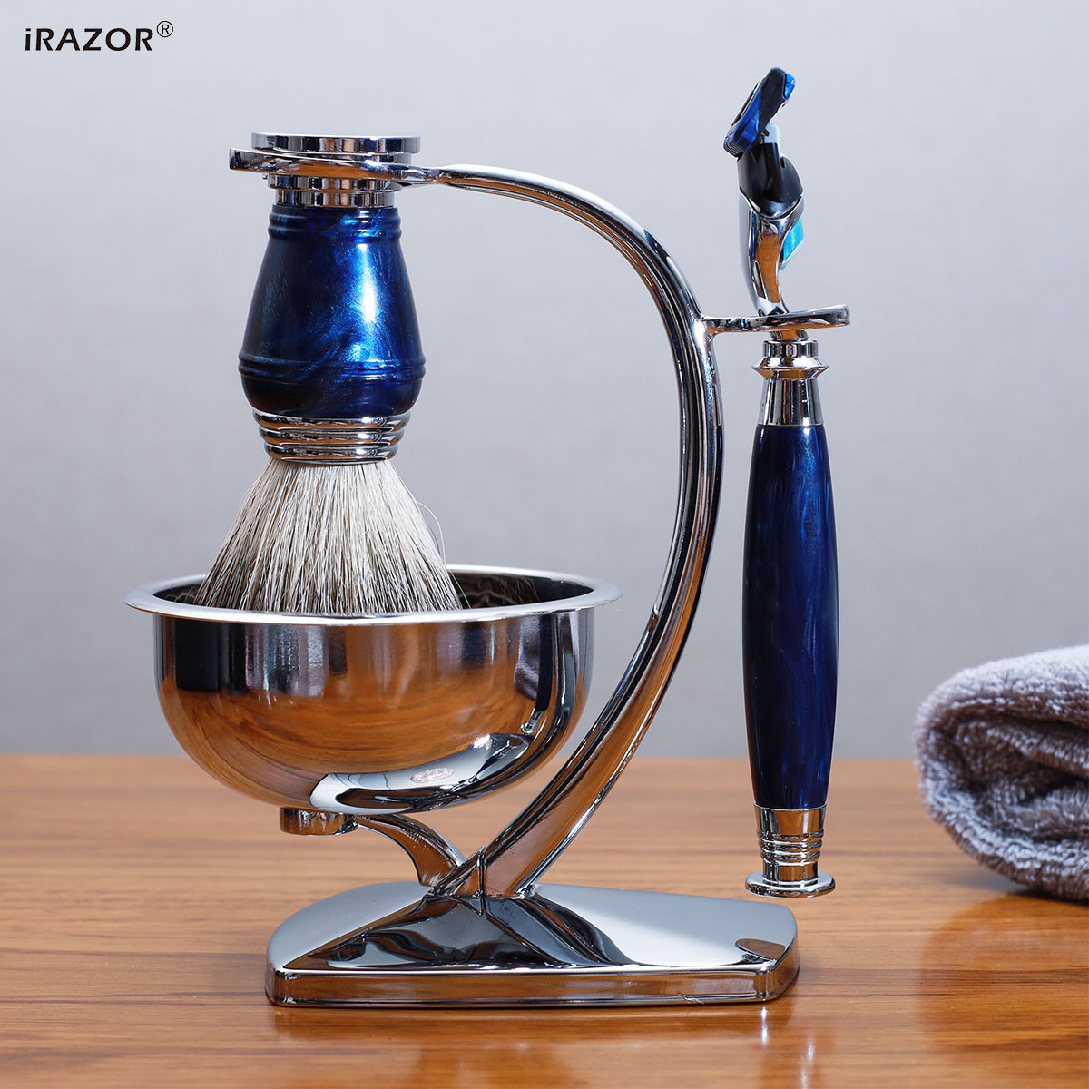 iRAZOR Royal Blue Lüks Erkek T - Mens Grooming Kit Gift incelemesi ve fiyatı