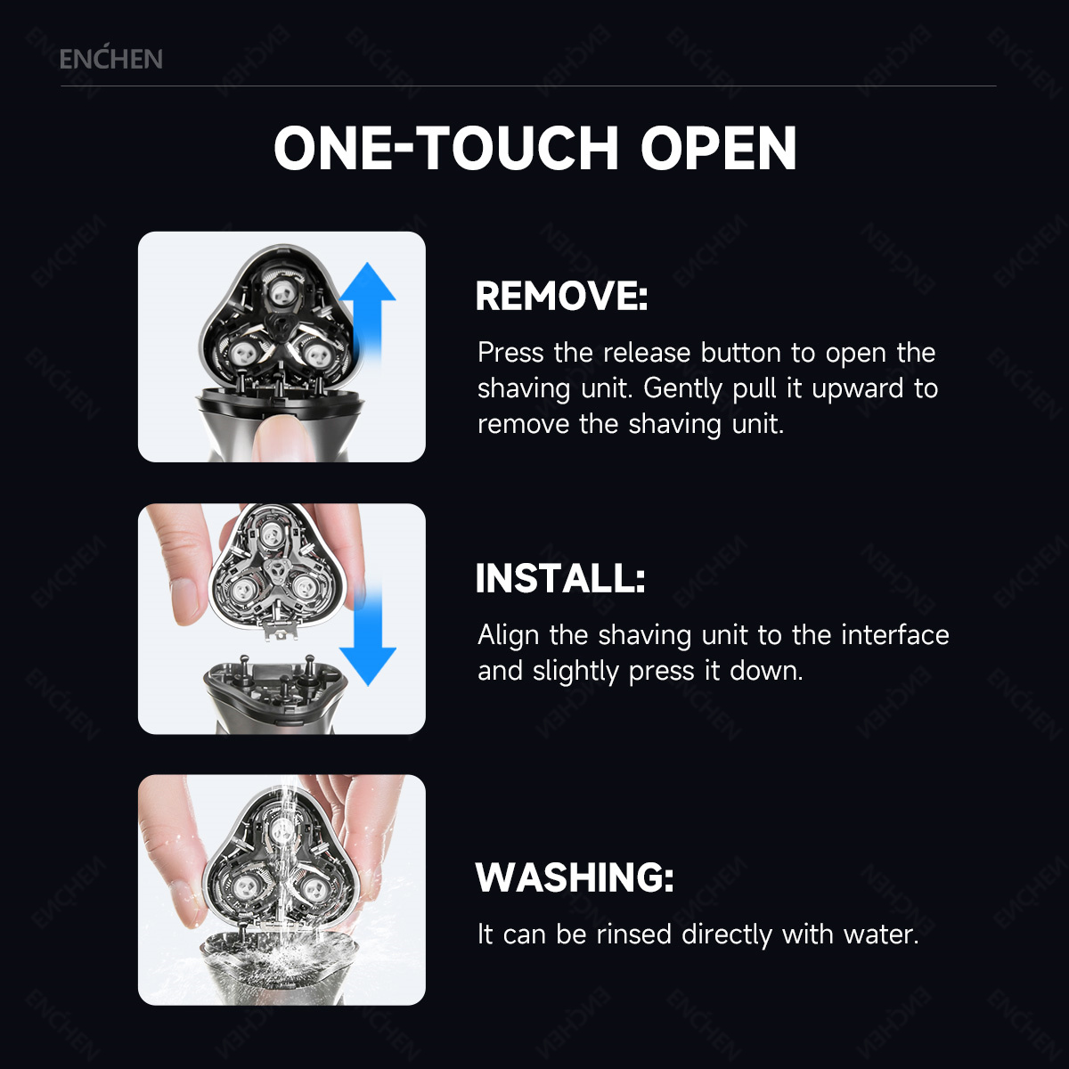 ENCHEN Blackstone'nun Yedek El - Men'S Face Grooming incelemesi ve fiyatı